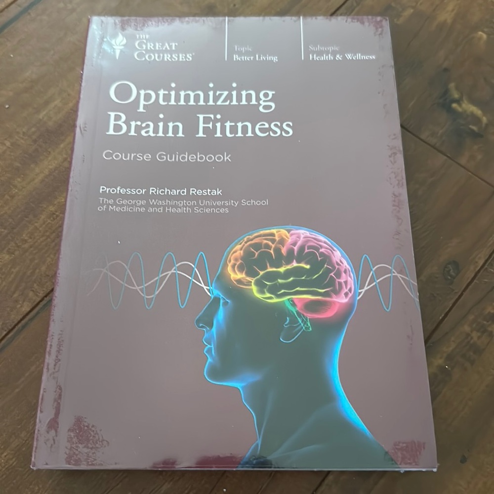 The Great Courses Optimizing Brain Fitness DVD Course & Guidebook NEW Sealed